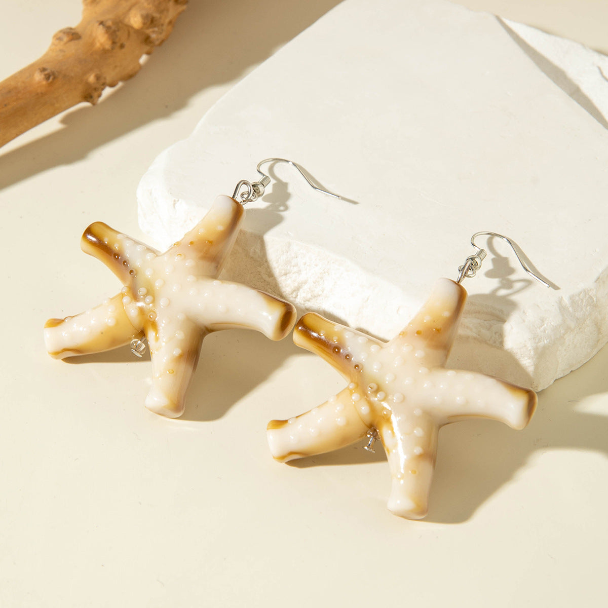 Wholesale Bohemian Starfish Shell Acrylic Earrings